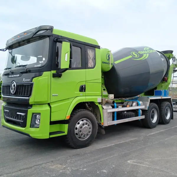Автобетоносмеситель Shacman SX5258GJB6R384, кабина X3000