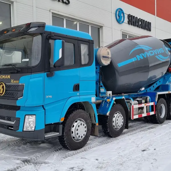 Автобетоносмеситель Shacman SX5318GJB6T326, кабина X3000