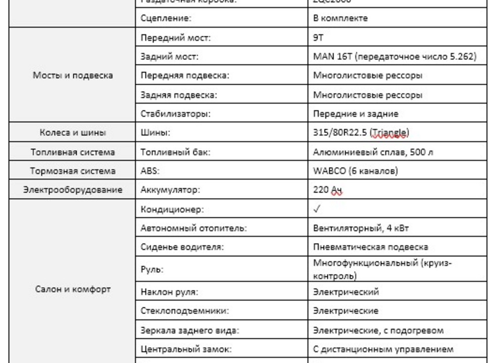 Тягач 6×6 SHACMAN X3000 430 л.с.