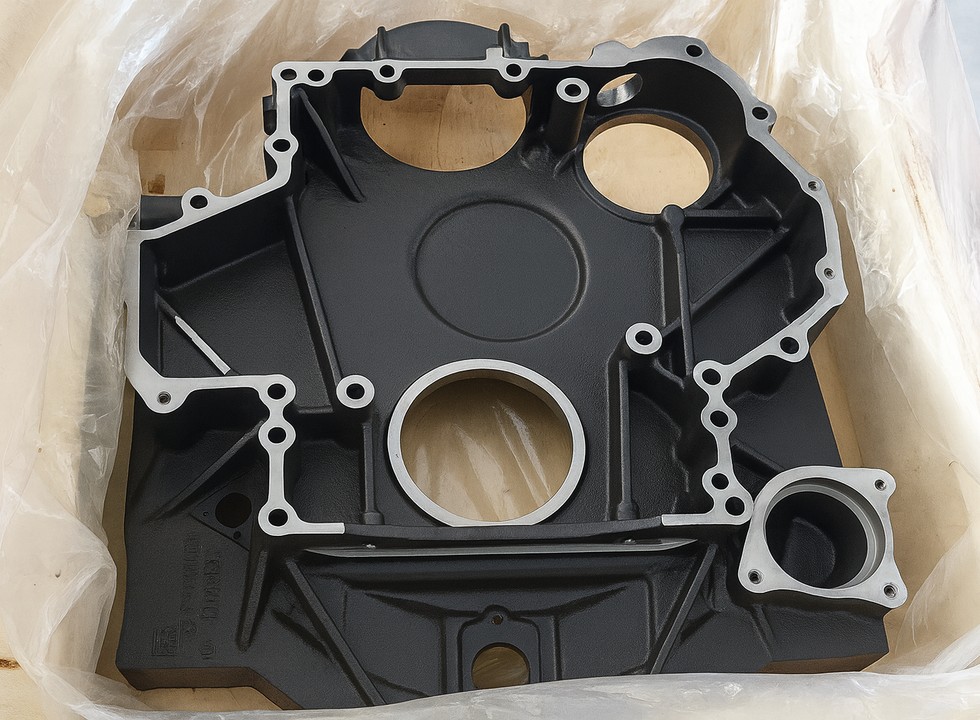 Картер маховика двигателя WP13G530E310  LGMG MT95/CMT96 (1002271121R, 1002705099, 4110702677015)