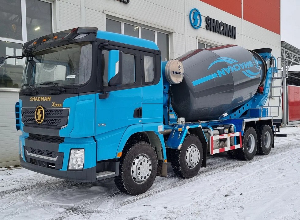 Автобетоносмеситель Shacman SX5318GJB6T326, кабина X3000