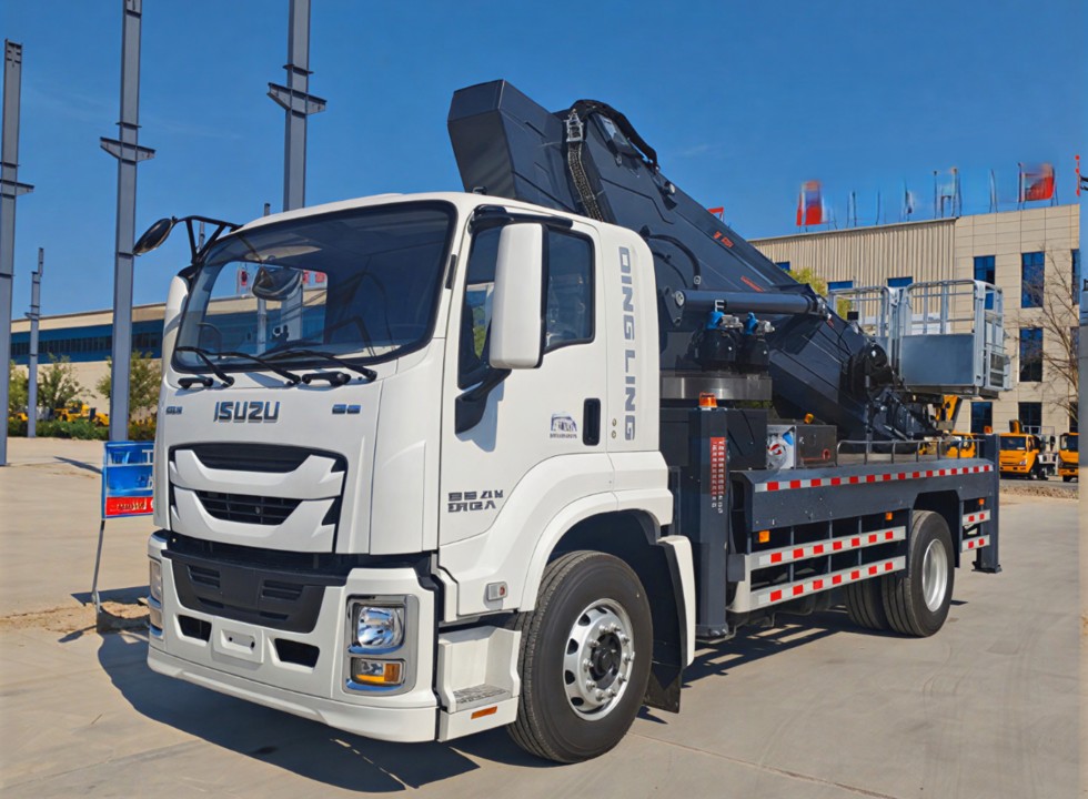 Автовышка ISUZU GIGA (4х2) 45м., вес 19т.